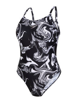 Speedo - Mirrorfizz Allover Turnback - Black