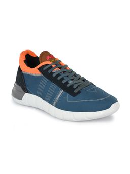 Hitz - Men's Blue Lace-up Casual Sport Shoes