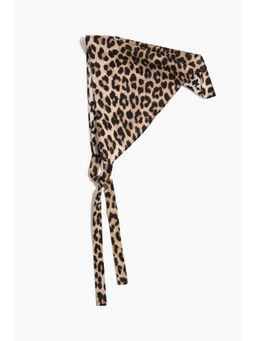 H&M - Women Beige Printed cotton head scarf