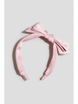H&M - Girls Pink Bow-detail Alice band
