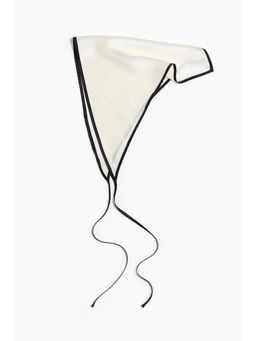 H&M - Women White Silk head scarf