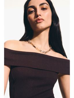H&M - Women Gold Two-tone chain necklace