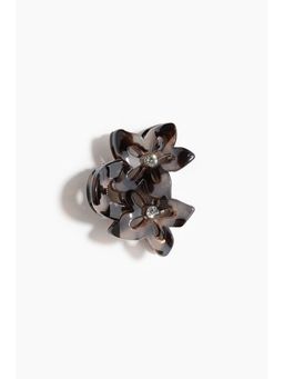 H&M - Women Brown Flower-shaped hair claw