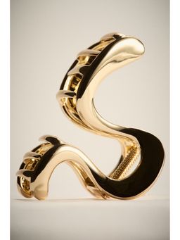 H&M - Women Gold Metal hair claw