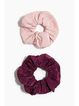 H&M - Women Pink 2-pack scrunchies