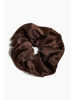 H&M - Women Brown Silk scrunchie