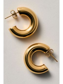 H&M - Women Gold Waterproof hoop earrings
