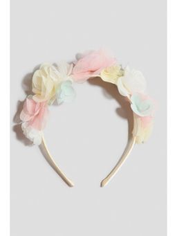 H&M - Girls Multi-Color Floral-appliqud Alice band