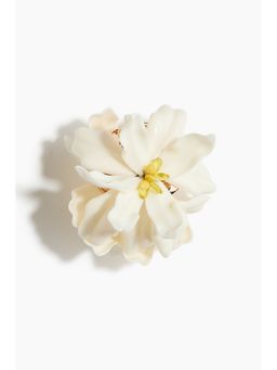 H&M - Women White Flower-detail hair claw