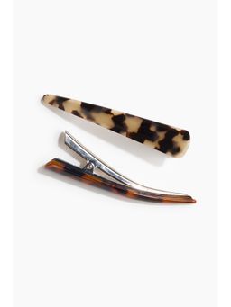 H&M - Women Beige 2-pack hair clips