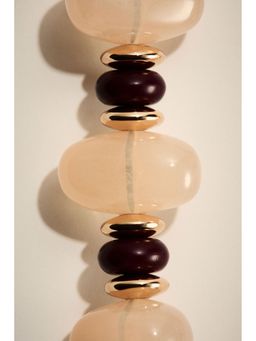 H&M - Women Multi-Color Beaded cord necklace