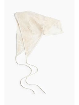 H&M - Women White Lace head scarf