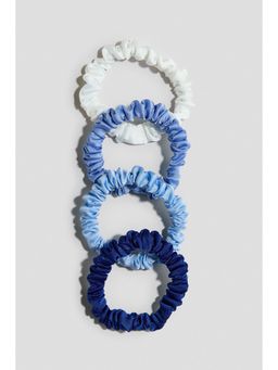 H&M - Girls Blue 4-pack scrunchies