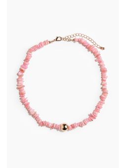 H&M - Women Pink Beaded necklace