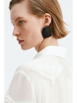 H&M - Women Black Statement earrings