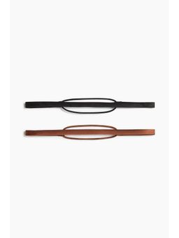 H&M - Women Black 2-pack hairbands