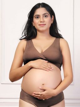 Zelena - Brown Modal Maternity Nursing Bra