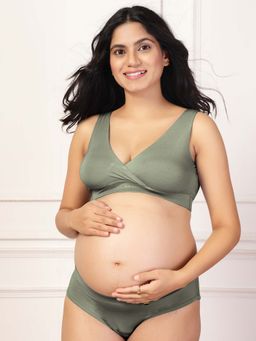 Zelena - Green Modal Maternity Nursing Bra