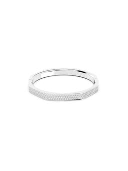 SWAROVSKI - Dextera Bangle, Octagon Shape, White, Rhodium Plated (S)