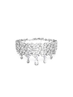 SWAROVSKI - Mesmera Choker, Mixed Cuts, White, Rhodium Plated