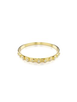SWAROVSKI - Numi Bangle, Mixed Round Cuts, White, Gold-Tone Plated