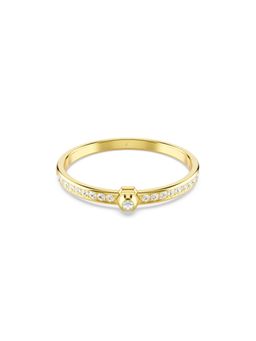 SWAROVSKI - Numi Bangle, Round Cut, White, Gold-Tone Plated