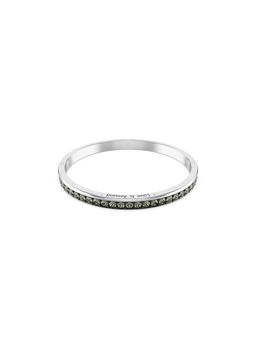 SWAROVSKI - Connexus Bangle, Round Cut, `Love Is Around`, Black, Rhodium Plated
