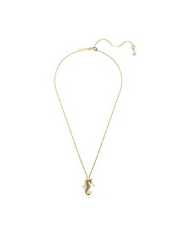 SWAROVSKI - Idyllia Pendent, Crystal Pearls, Seahorse, White, Gold-Tone Plated