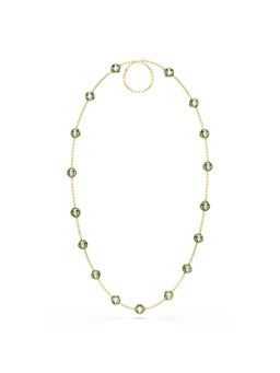 SWAROVSKI - Chroma Necklace Strandage, Octagon Cut, Gold-Tone Plated