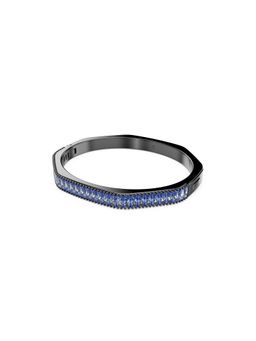 SWAROVSKI - Matrix Bangle, Baguette Cut, Octagon Shape, Blue, Ruthenium Plated