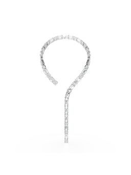 SWAROVSKI - Millenia Tennis Necklace, Octagon Cut, White, Rhodium Plated