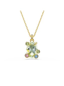 SWAROVSKI - Gema Pendent, Mixed Cuts, Multicolored, Gold-Tone Plated