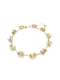 SWAROVSKI - Gema Necklace, Mixed Cuts, Multicolored, Gold-Tone Plated