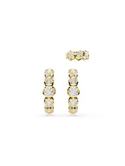 SWAROVSKI - Imber Ear Cuff, Set (3), Round Cut, White, Gold-Tone Plated