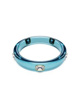 SWAROVSKI - Dulcis Bangle, Octagon Cut, Blue, Gold-Tone Plated (M)