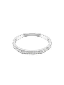 SWAROVSKI - Matrix Bangle, Baguette Cut, Octagon Shape, White, Rhodium Plated