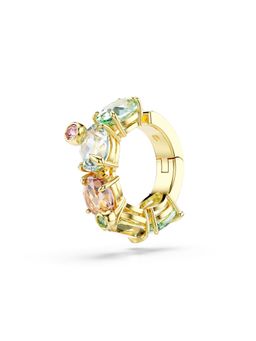 SWAROVSKI - Gema Ear Cuff, Single, Mixed Cuts, Multicolored, Gold-Tone Plated