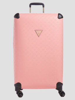 Guess - Pink Solid Wilder 8-Wheeler Trolley Bag (28)