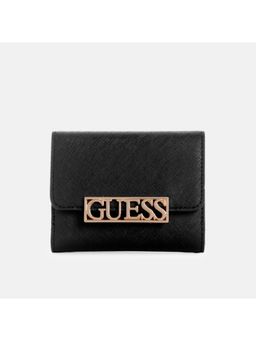 Guess - Black Self-Design Carrboro Wallet