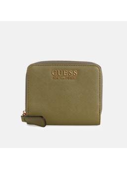 Guess - Olive Green Textured Lindfield Small Wallet