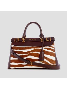 Guess - Animal Sestri Luxury Satchel Bag with Detachable Strap