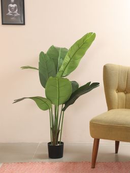 Home Bloom - Decoration Artificial Banana Plants for Indoor & Outdoor with Pot