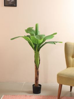 Home Bloom - Decoration Artificial Banana Plants for Indoor & Outdoor with Pot