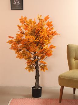 Home Bloom - Decoration Artificial Maple Tree for Indoor & Outdoor with Pot