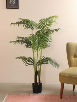 Home Bloom - Decoration Artificial Areca Palm Plants for Indoor & Outdoor with Pot