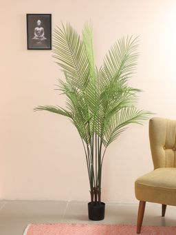 Home Bloom - Decoration Artificial Areca Palm Plants for Indoor & Outdoor with Pot