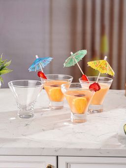 Trovea's - Tropic link Cocktail Glass (Pack Of 4)