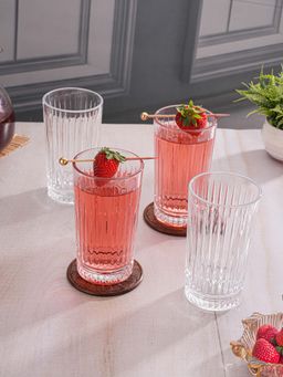 Trovea's - Tall tide Highball Glasses (Pack Of 4)