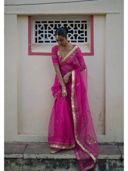 Baise Gaba - Sargam Saree with Stitched Blouse