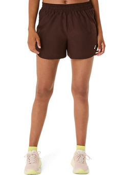 ASICS - Women Brown Nagino Run Adjustable 4In Training Shorts